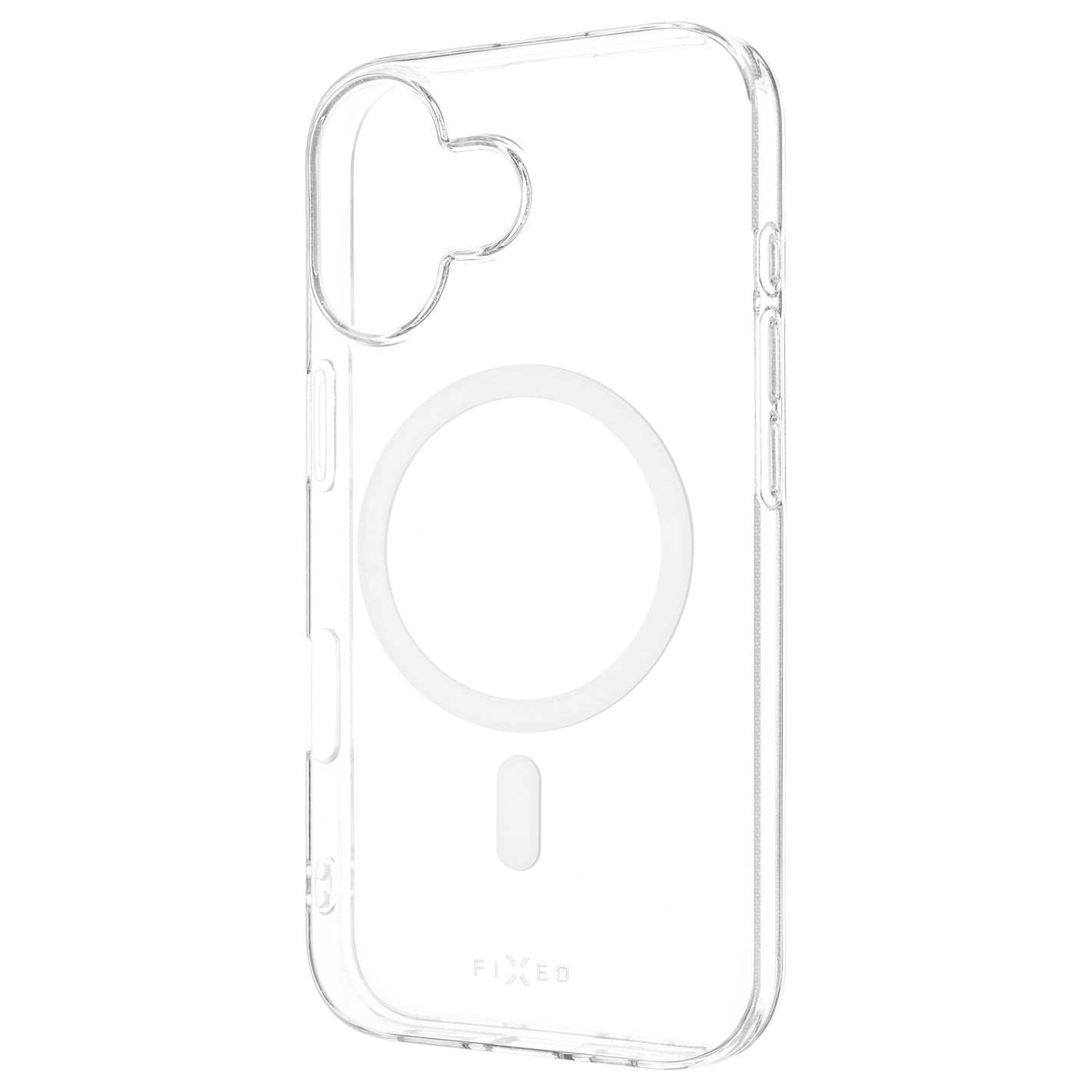 Żelowe etui TPU FIXED MagStory AntiUV z obsługą MagSafe do Apple iPhone 17, przezroczyste