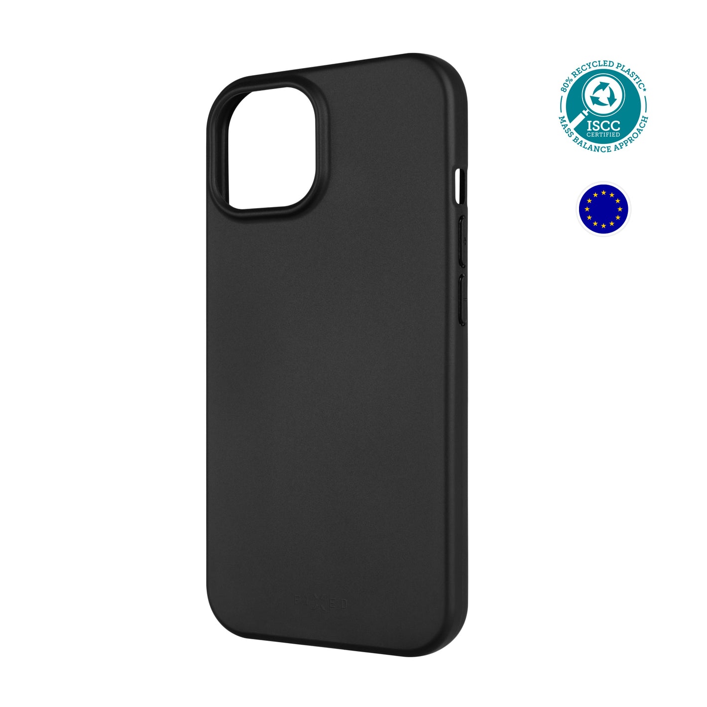 TPU gélový kryt FIXED ReStory pre Apple iPhone 15, čierny