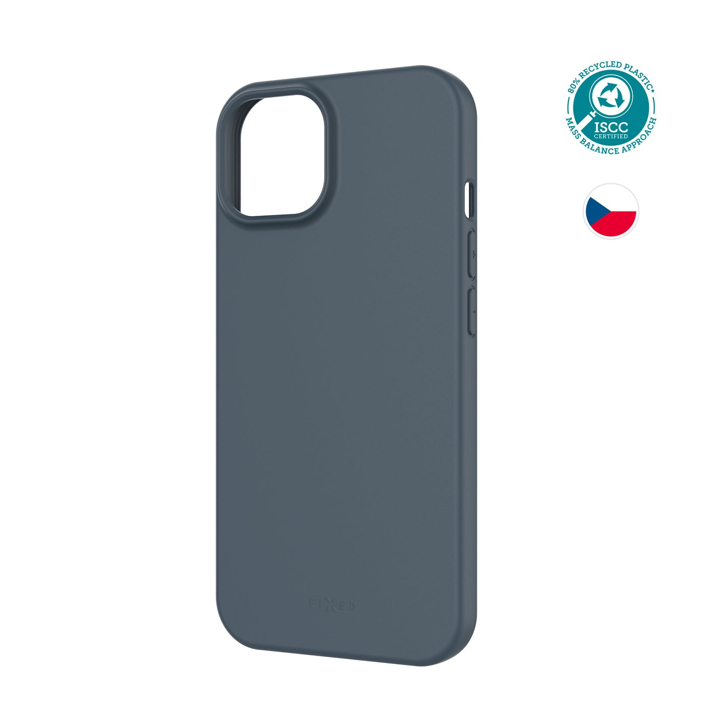 TPU gélový kryt FIXED ReStory pre Apple iPhone 15, modrý