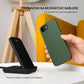 TPU gelový kryt FIXED ReStory pro Apple iPhone 15, zelený