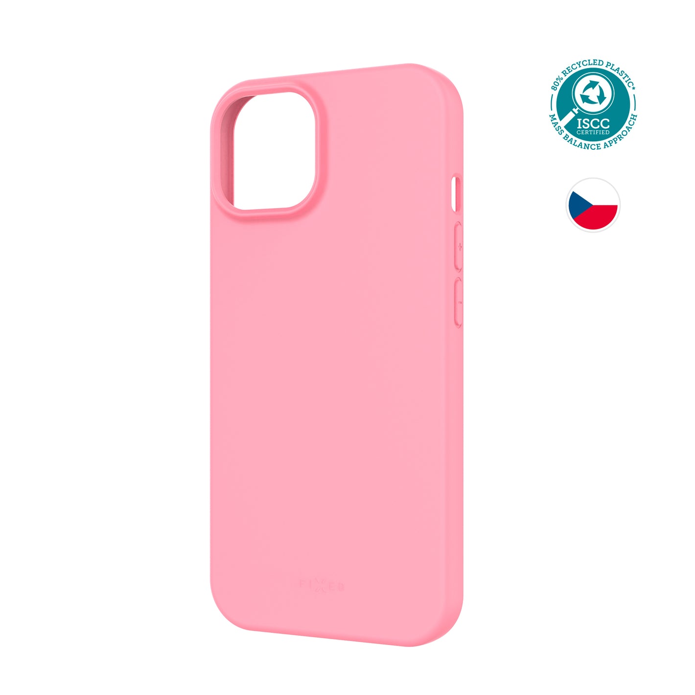 TPU gélový kryt FIXED ReStory pre Apple iPhone 15, ružový