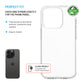 FIXED ReStory AntiUV TPU Back Cover for Apple iPhone 15 Pro, clear