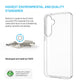 TPU gélový kryt FIXED ReStory AntiUV pre Samsung Galaxy A55 5G, číry