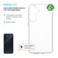 TPU gélový kryt FIXED ReStory AntiUV pre Samsung Galaxy A55 5G, číry