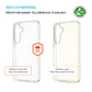 TPU gélový kryt FIXED ReStory AntiUV pre Samsung Galaxy A55 5G, číry