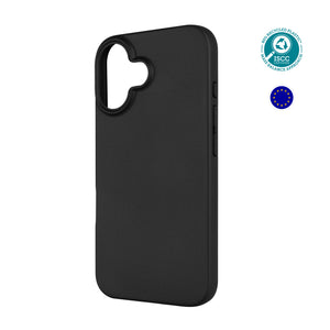 TPU gélový kryt FIXED ReStory pre Apple iPhone 16, čierny