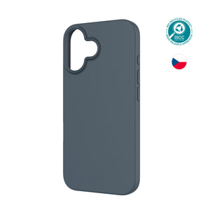 TPU gélový kryt FIXED ReStory pre Apple iPhone 16, modrý