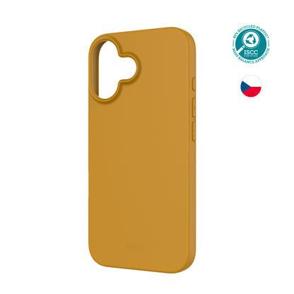 TPU żelowa osłona FIXED ReStory dla Apple iPhone 16, złota