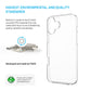 TPU gélový kryt FIXED ReStory AntiUV pre Apple iPhone 16 Plus, číry