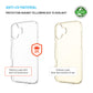 TPU gélový kryt FIXED ReStory AntiUV pre Apple iPhone 16 Plus, číry
