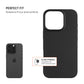 TPU-Gelhülle FIXED ReStory für Apple iPhone 16 Pro, schwarz
