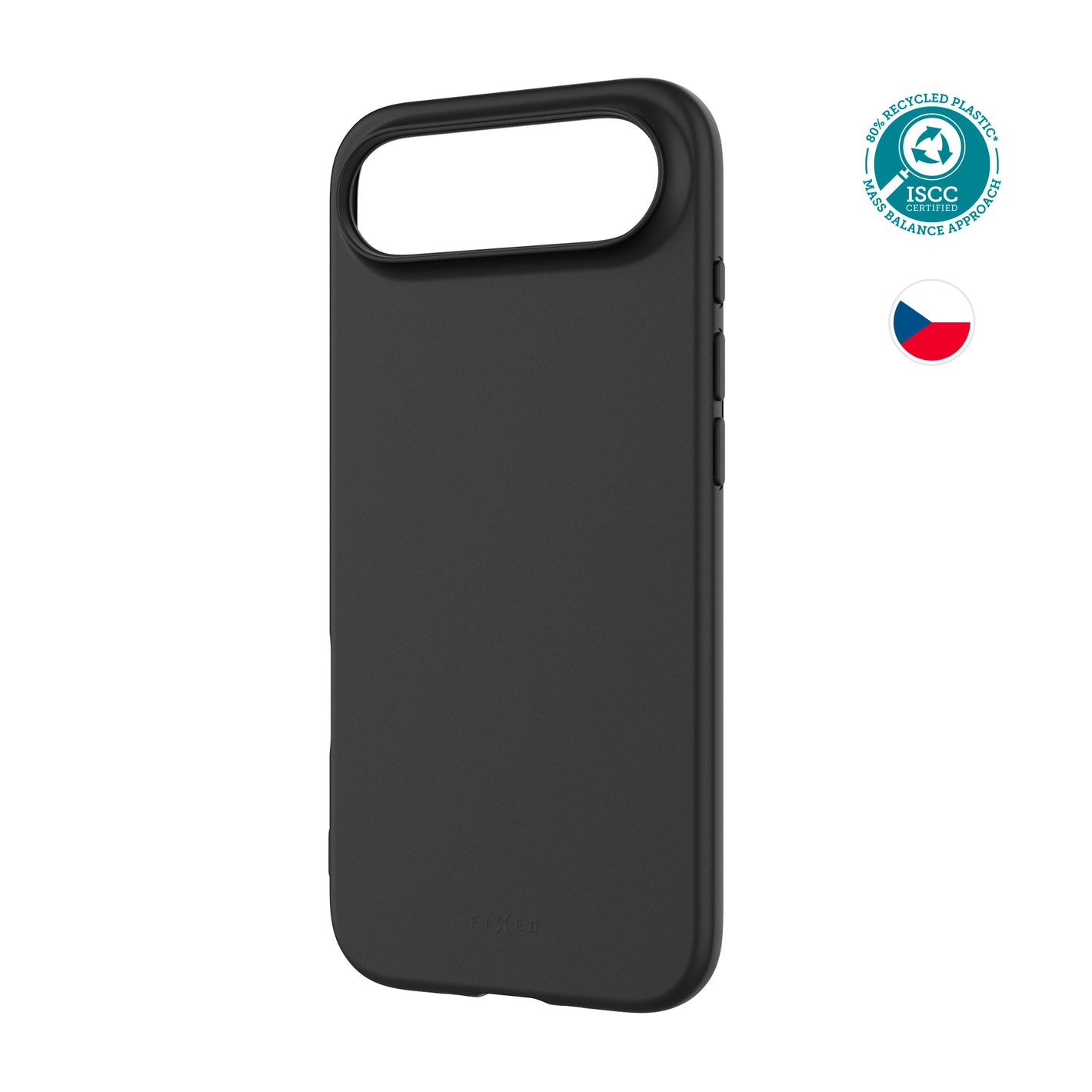 TPU gélový kryt FIXED ReStory pre Apple iPhone Air, čierny