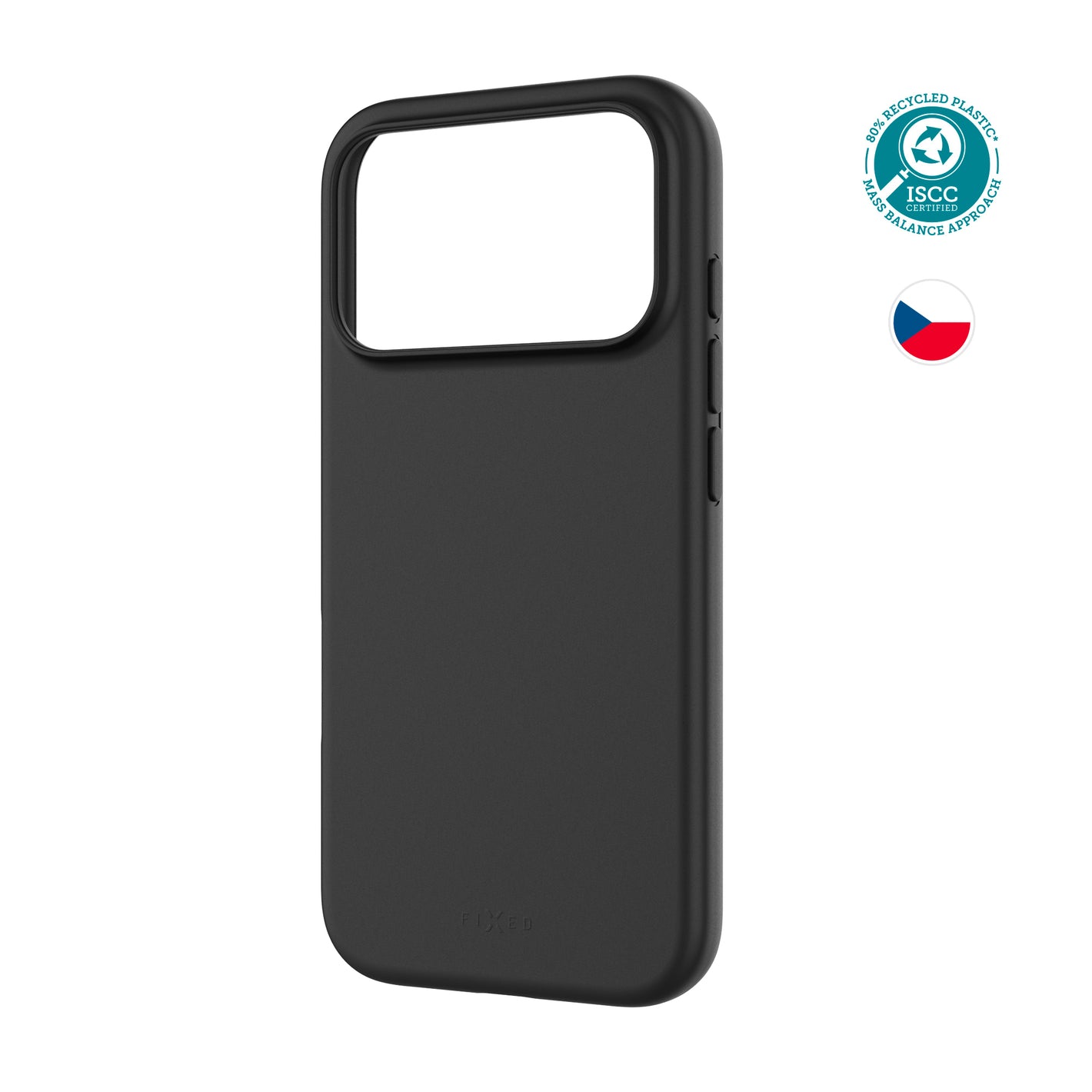 TPU gélový kryt FIXED ReStory pre Apple iPhone 17 Pro, čierny