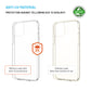 TPU gélový kryt FIXED ReStory AntiUV pre Apple iPhone 12/12 Pro, číry