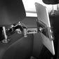 Univerzální držák pro tablety FIXED Tab Passenger 2 s uchycením do opěrky hlavy a s nastavitelným ramenem, černý