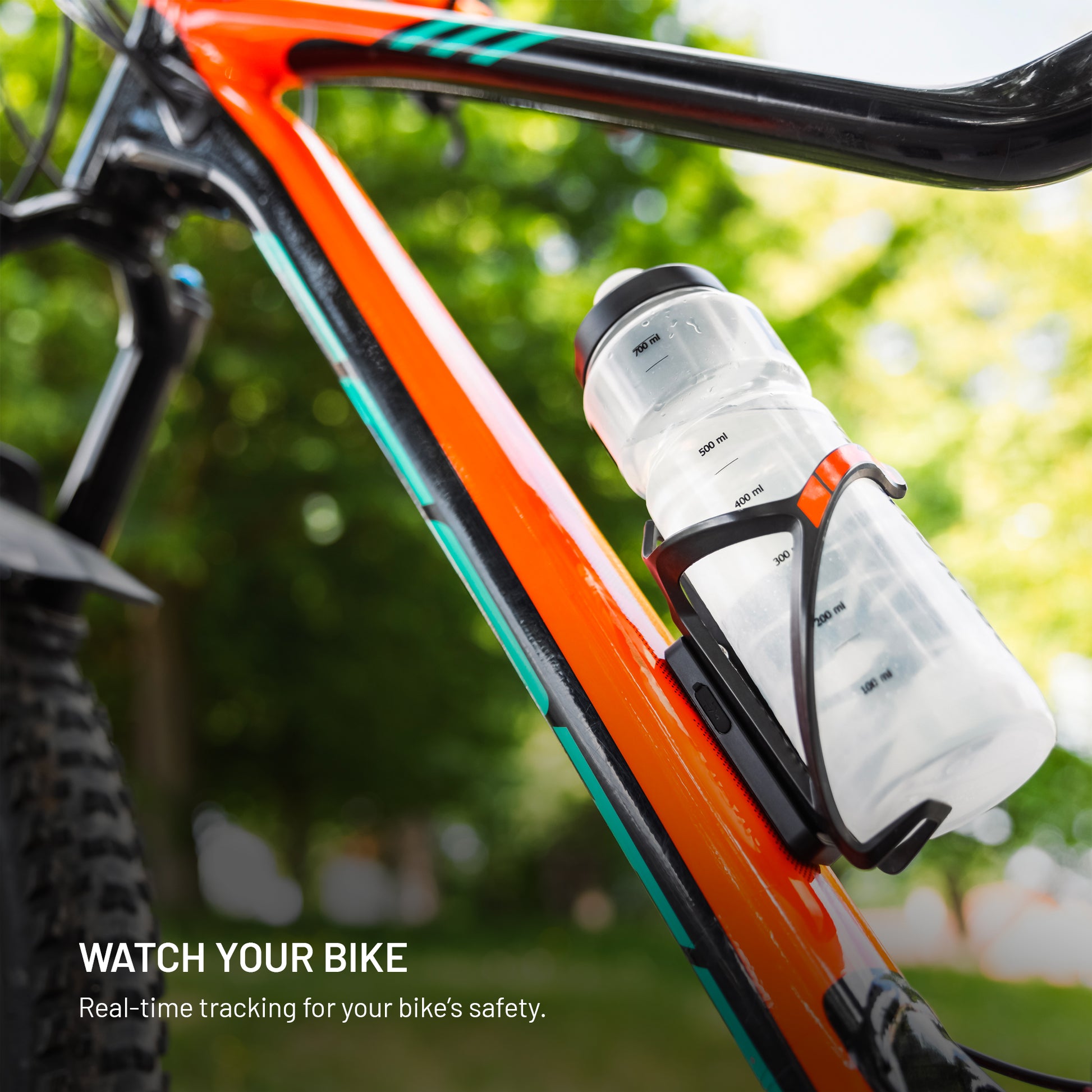 gps im fahrradrahmen FIXED Tag Bikee mit Find My, schwarz