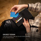 Smart tracker FIXED Tag Card 2 s podporou Find My, bezdrátové nabíjení, modrý