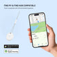 Smart tracker FIXED Tag Dual s podporou Find My a Find Hub, bílý