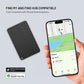 Smart tracker FIXED MiCard Pro s podporou Find My a Find Hub, černý