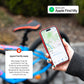 Smart tracker FIXED Tag Reflector s podporou Find My, černý