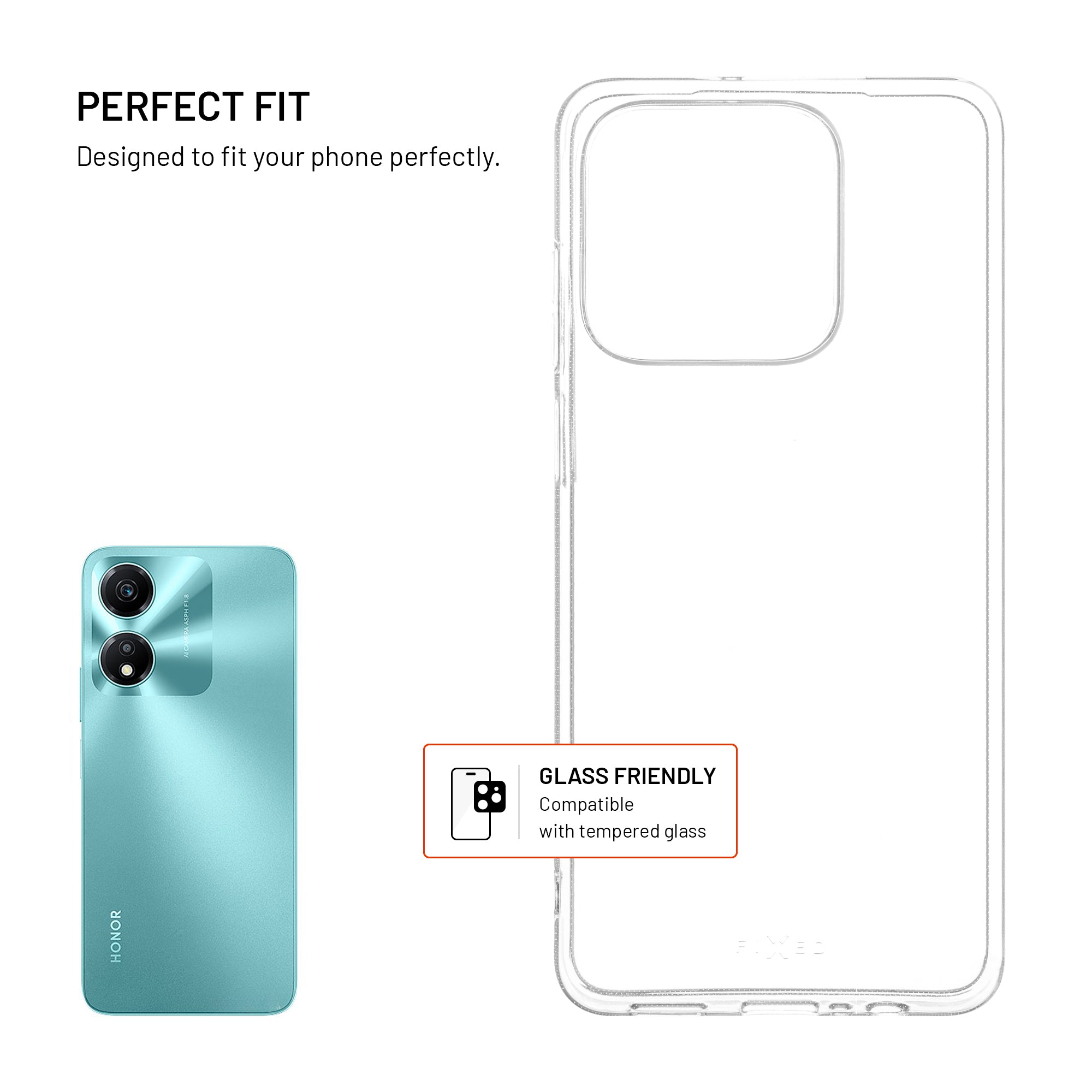 EASSGU TPU Silicone Custodia per HONOR 70 5G (6.67 Inches