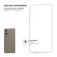TPU żelowa osłona FIXED Story dla Motorola Moto G06/Power, przezroczysta