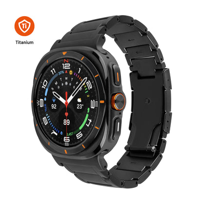 Tytanowy pasekFIXEDTitanium Pasek do smartwatcha Samsung Galaxy Watch Ultra, czarny