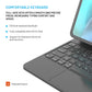 Pouzdro s bezdrátovou klávesnicí FIXED Typee pro Apple iPad 10,9" (2022)/iPad 11" (2025), CZ, černé