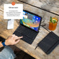 Pouzdro s bezdrátovou klávesnicí FIXED Typee pro Apple iPad 10,9" (2022)/iPad 11" (2025), CZ, černé