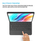 Pouzdro s bezdrátovou klávesnicí FIXED Typee pro Apple iPad Pro 11" M4 2024/M5 2025, EN, černé