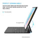 Pouzdro s bezdrátovou klávesnicí FIXED Typee pro Apple iPad Pro 11" M4 2024/M5 2025, EN, černé
