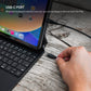 Pouzdro s bezdrátovou klávesnicí FIXED Typee pro Apple iPad Pro 12,9" (2018-2022)/iPad Pro 13"/iPad Air 13", CZ, černé