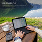 FIXED Typee Enduro USB-C Tastaturhülle für Apple iPad Pro 11" (2018–2022)/iPad Air (2020–2025), CZ, Schwarz