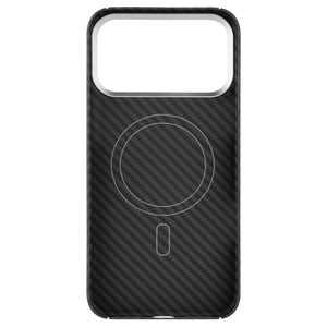 Aramidový zadný kryt FIXED MagVelar s podporou MagSafe pre Apple iPhone 17 Pro Max, čierny