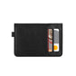 FIXED Coins leather wallet, black