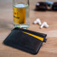 FIXED Coins leather wallet, black