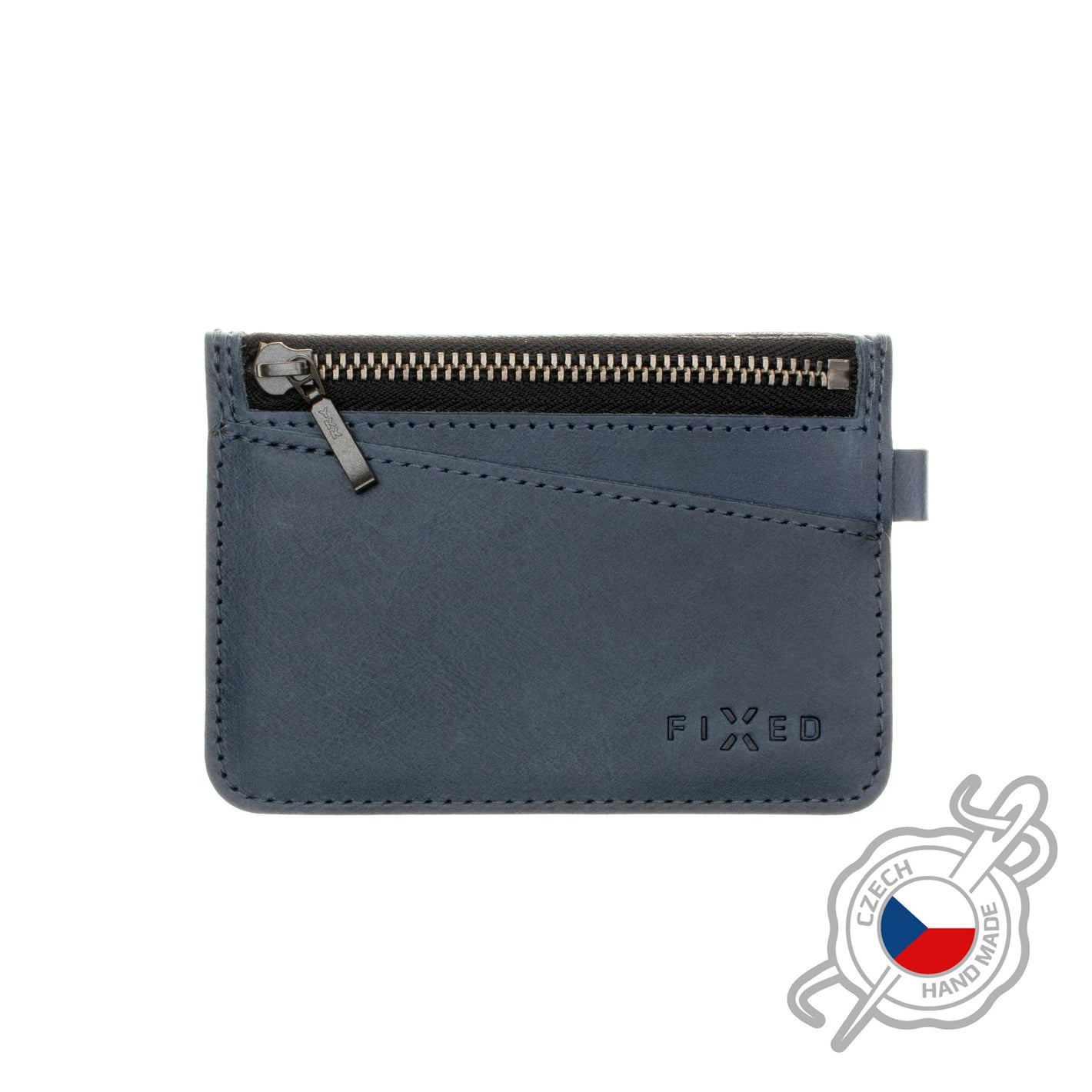 FIXED Coins Lederbrieftasche, blau