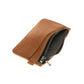 Leather wallet FIXED Coins, brown