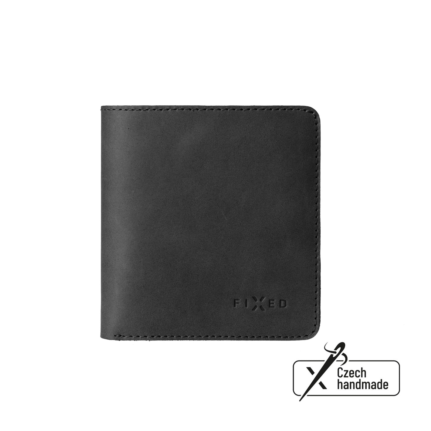 Kožená peňaženka FIXED Classic Wallet z pravej hovädzej kože, čierna