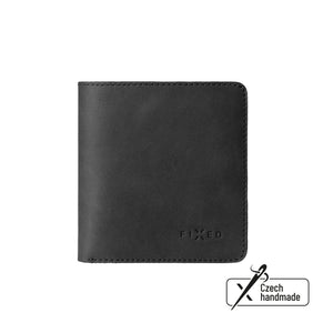 Kožená peňaženka FIXED Classic Wallet z pravej hovädzej kože, čierna