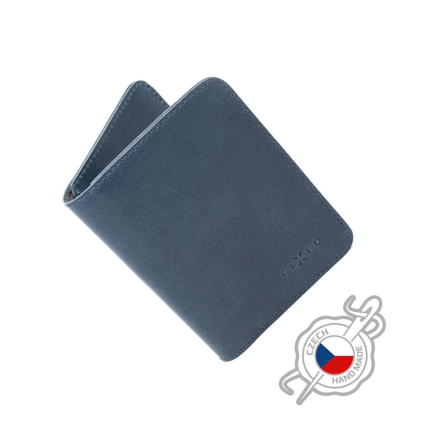 Leather wallet FIXED Wallet XL, blue
