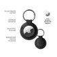 FIXED Airtag Case, schwarz