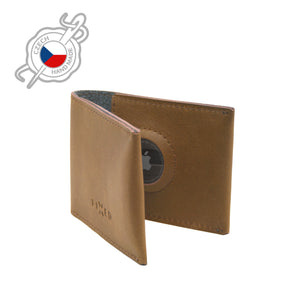 FIXED Wallet for AirTag, brown