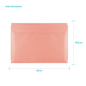 Púzdro FIXED York pre notebooky s uhlopriečkou do 13", broskyňové