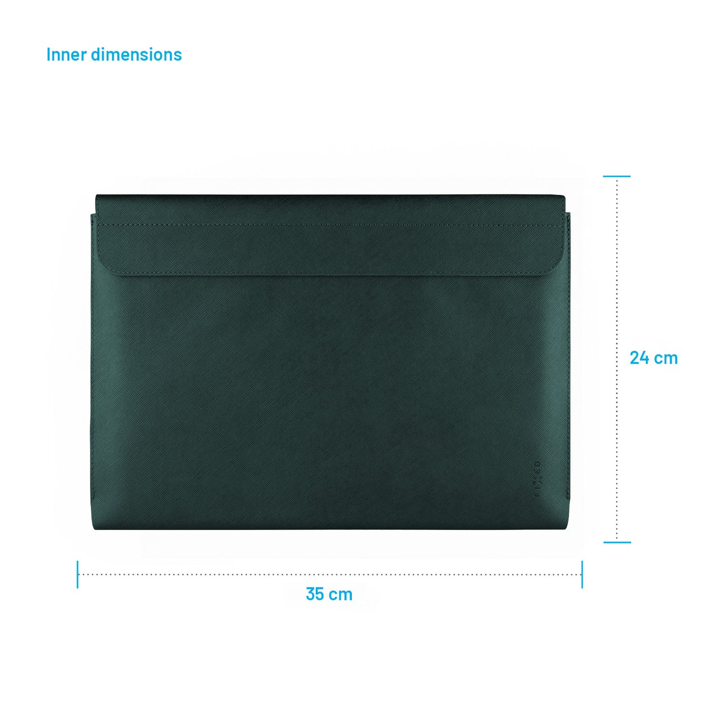 Pouzdro FIXED York pro notebooky o úhlopříčce do 15,3", tmavě zelené