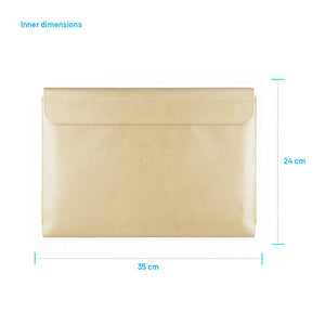 Pouzdro FIXED York pro notebooky o úhlopříčce do 15,3", světle žluté