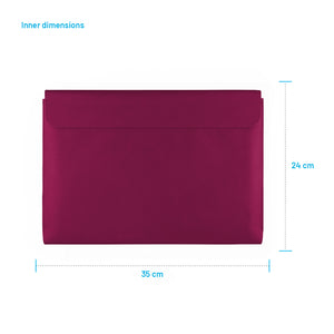 FIXED York for Laptops up to 15,3", burgundy