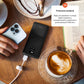 Powerbank FIXED Zen 10 z wyświetlaczem LCD i wyjściem PD 20W, 10 000 mAh, czarny
