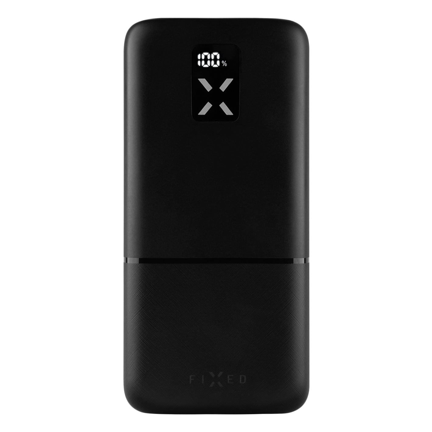 Powerbanka FIXED Zen 30 s LCD displejem a výstupem PD 20W, 30 000 mAh, černá