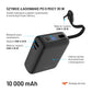Powerbank FIXED Zen 10 Loop z wyświetlaczem LCD i mocą wyjściową 30W, 10 000 mAh, czarny